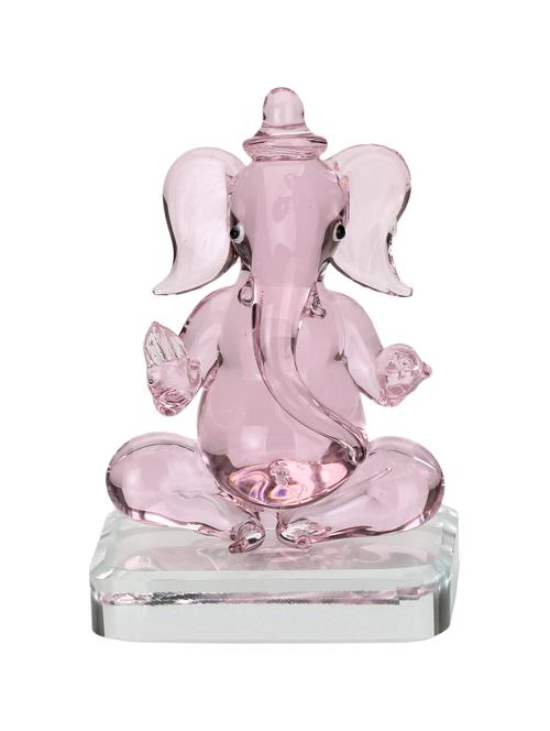 devotional blessing colorful ganesha with laddoo for worship & decoration - 15016206 - Very Small Image - 1