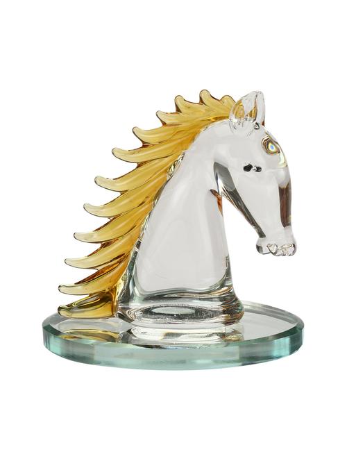 horse figurine glass showpiece - 15016208 - Very Small Image - 1