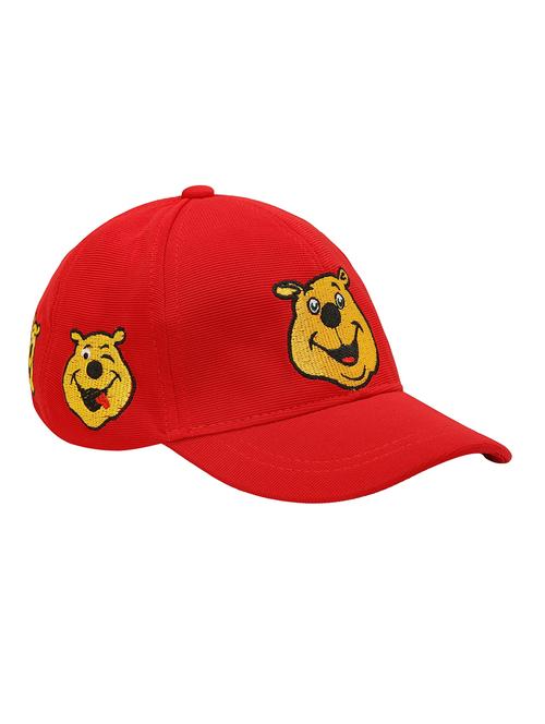 red cotton blend cap - 15020132 - Very Small Image - 1