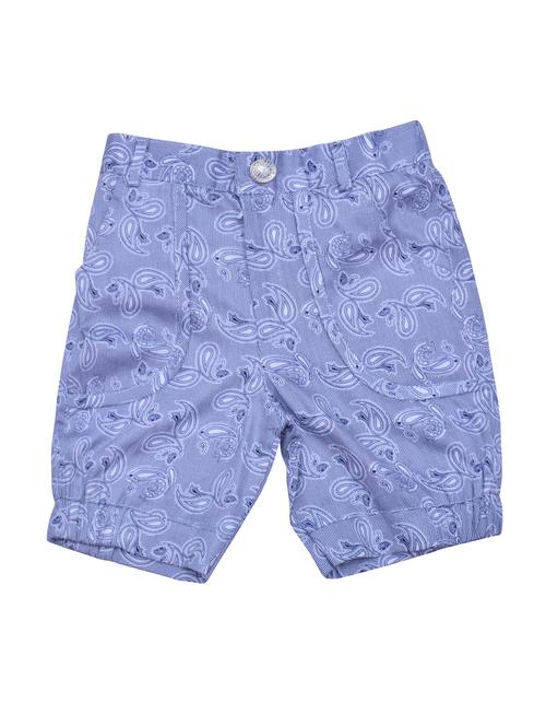 blue cotton shorts - 15023724 - Very Small Image - 1