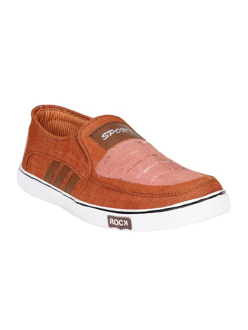 tan denim casual slipon - 15024493 - Very Small Image - 1