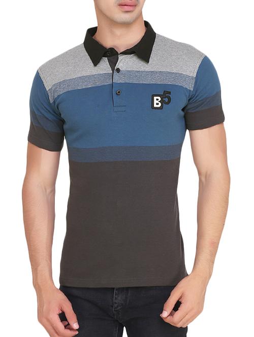multi colored cotton polo t-shirt - 15025228 - Very Small Image - 1