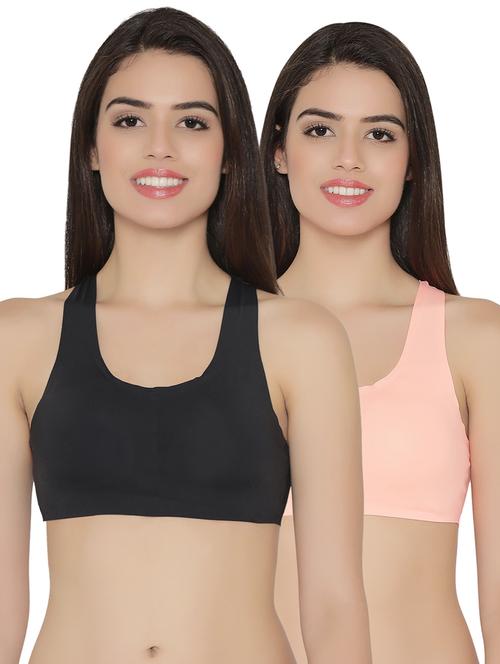 set of 2 multi colored sports bra - 15025635 - Very Small Image - 1