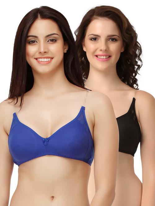 set of 2 strapless bow patch bra - 15025649 - Very Small Image - 1