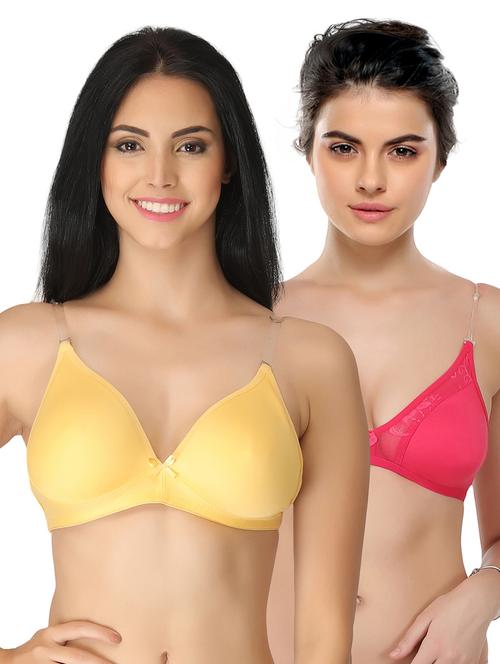 set of 2 bow patch strapless bra - 15025680 - Very Small Image - 1