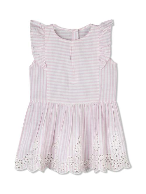 pink cotton frock - 15026471 - Very Small Image - 1