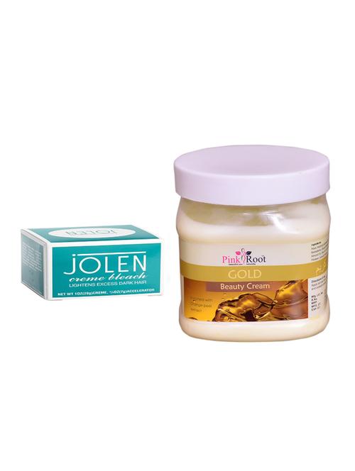 jolen creme bleach and pink root gold cream 500ml - 15026502 - Very Small Image - 1