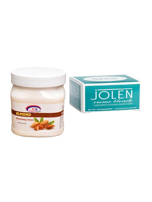 jolen creme bleach and pink root almond nourishing cream 500ml - 15026504 - Very Small Image - 1