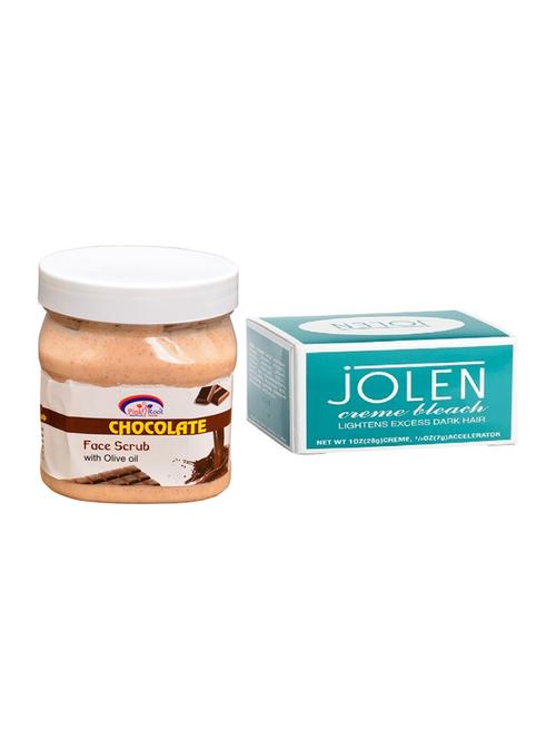 jolen creme bleach and pink root chocolate scrub 500ml - 15026518 - Very Small Image - 1