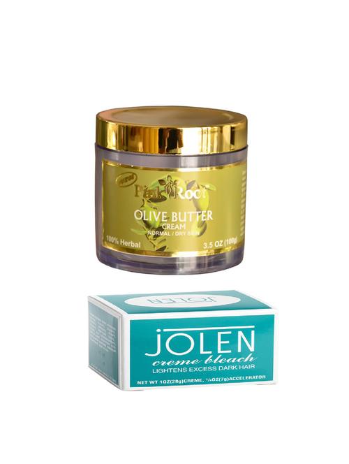 jolen creme bleach and pink root olive butter cream 100gm - 15026533 - Very Small Image - 1