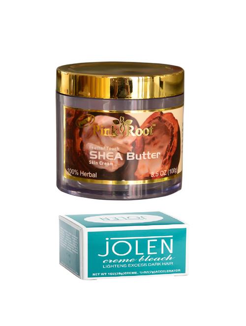 jolen creme bleach and pink root shea butter skin cream 100gm - 15026535 - Very Small Image - 1