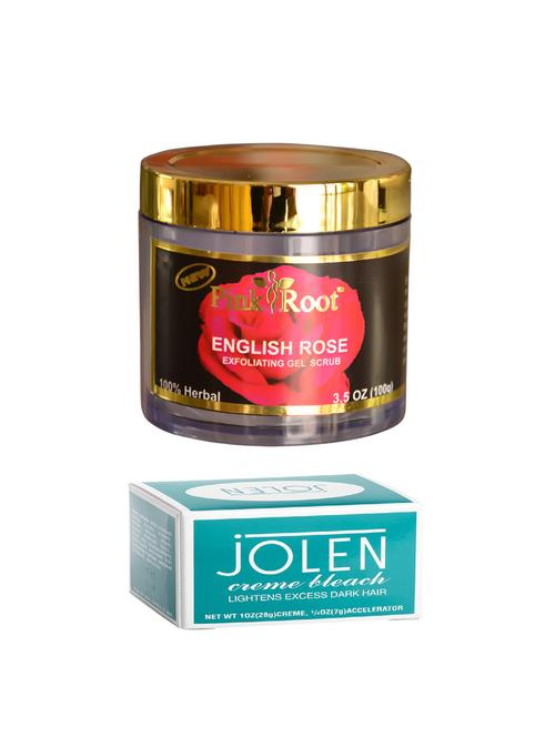 jolen creme bleach and pink root english rose 100gm - 15026540 - Very Small Image - 1
