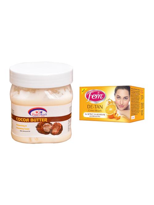 fem de-tan bleach, pink root cocoa butter cream 500ml - 15026553 - Very Small Image - 1