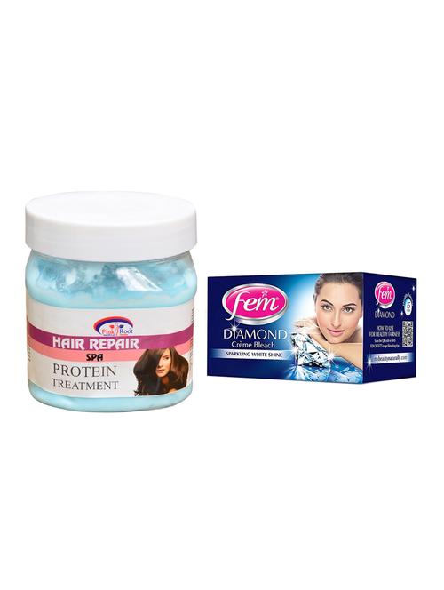 fem diamond bleach, pink root hair repair spa 500ml - 15026589 - Very Small Image - 1