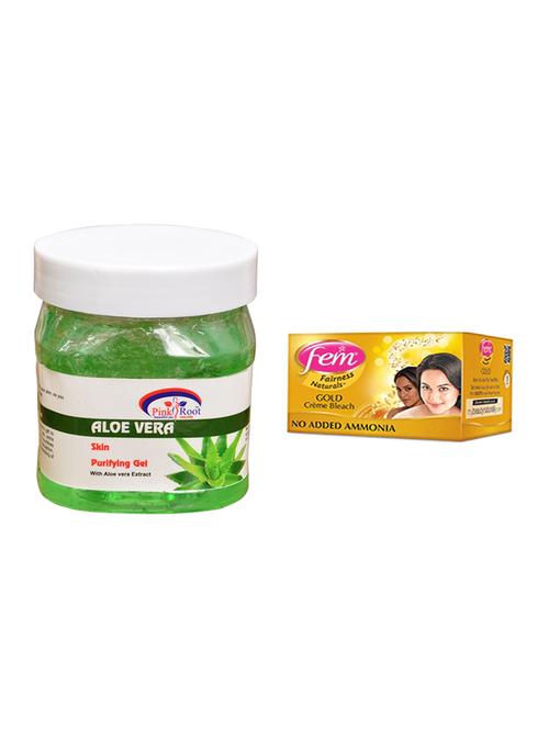 fem gold bleach, pink root aloe vera gel 500ml - 15026624 - Very Small Image - 1