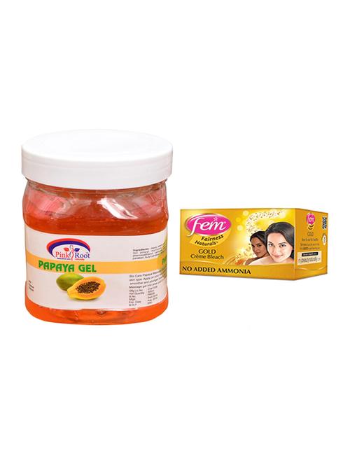 fem gold bleach, pink root papaya gel 500ml - 15026626 - Very Small Image - 1