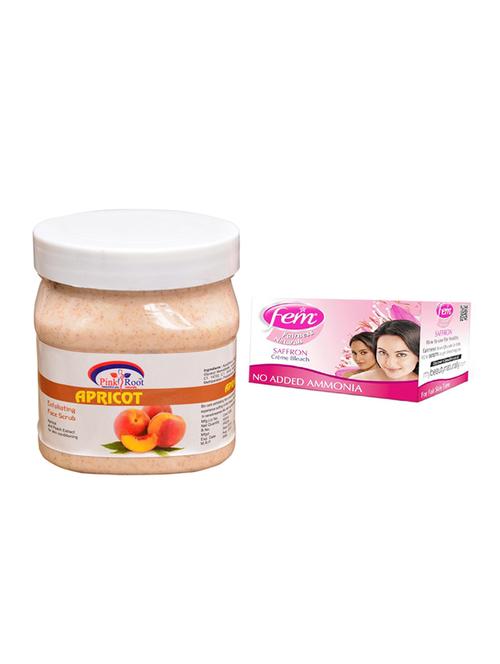 fem saffron bleach, pink root apricot scrub 500ml - 15026663 - Very Small Image - 1