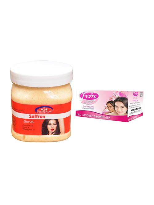 fem saffron bleach, pink root saffron scrub 500ml - 15026675 - Very Small Image - 1