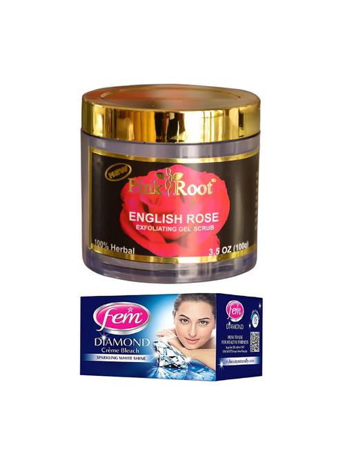 fem diamond crème bleach 30g and pink root english rose 100gm - 15026714 - Very Small Image - 1