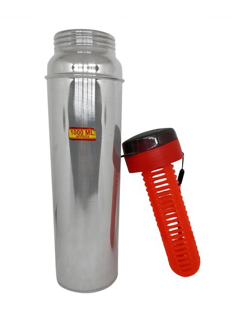 steel bottle with fruit infuser 1000 ml - 15026762 - Very Small Image - 1