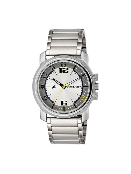fastrack white dial basic watch - for men - 15027829 - Very Small Image - 1