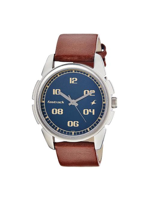 fastrack blue dial bare basic watch - for men - 15027845 - Very Small Image - 1