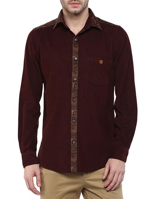 red cotton casual shirt - 15028999 - Very Small Image - 1
