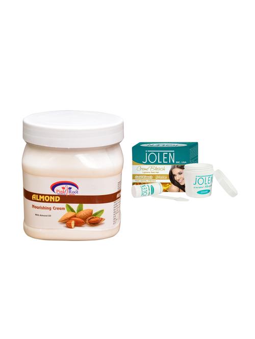 jolen gold bleach crème 18g and pink root fruit skin cream 500ml - 15029982 - Very Small Image - 1