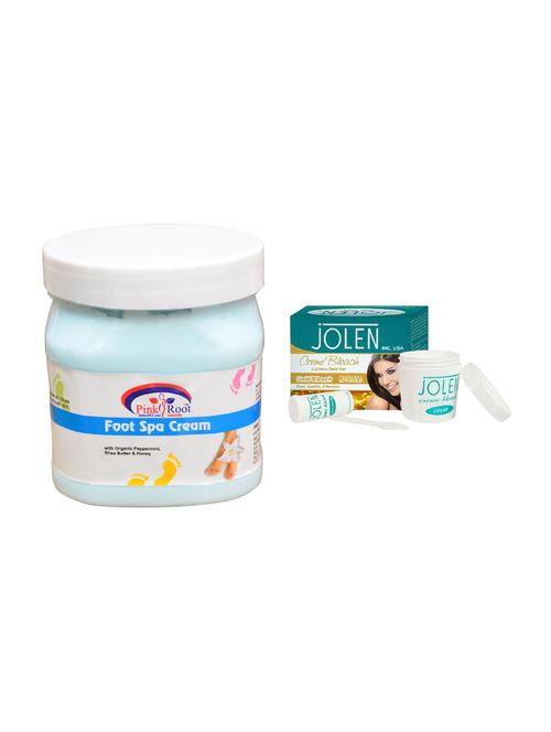jolen gold bleach crème 18g and pink root gold cream 500ml - 15029985 - Very Small Image - 1