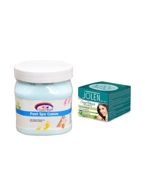 jolen aloe vera bleach crème 18g and pink root gold cream 500ml - 15030033 - Very Small Image - 1