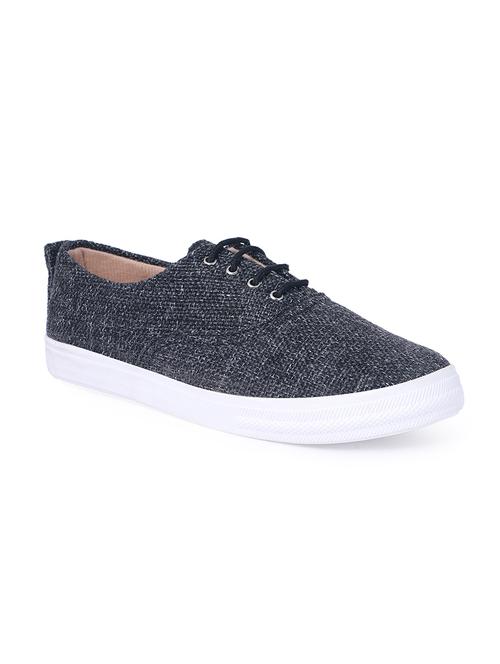 black jute laceup sneakers - 15030543 - Very Small Image - 1