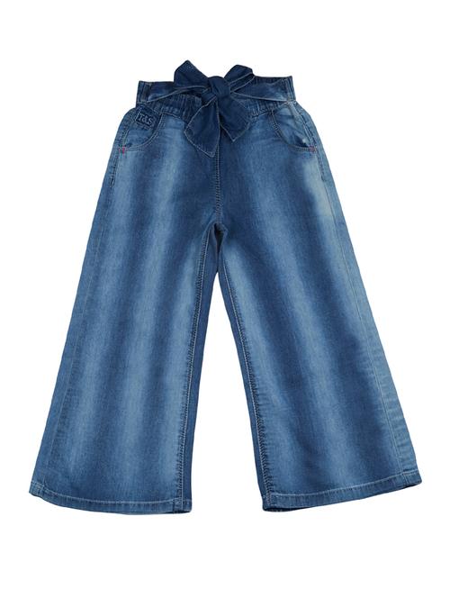 blue cotton plazo - 15032910 - Very Small Image - 1