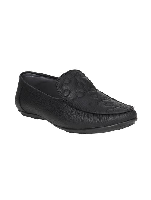 black leatherette slip on loafer - 15033433 - Very Small Image - 1