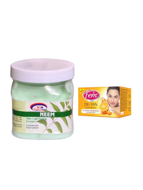 fem de-tan cr?me bleach and pink root neem cream 500ml - 15033474 - Very Small Image - 1