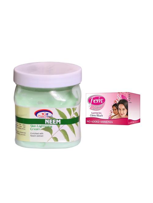 fem saffron cr?me bleach and pink root neem cream 500ml - 15033510 - Very Small Image - 1