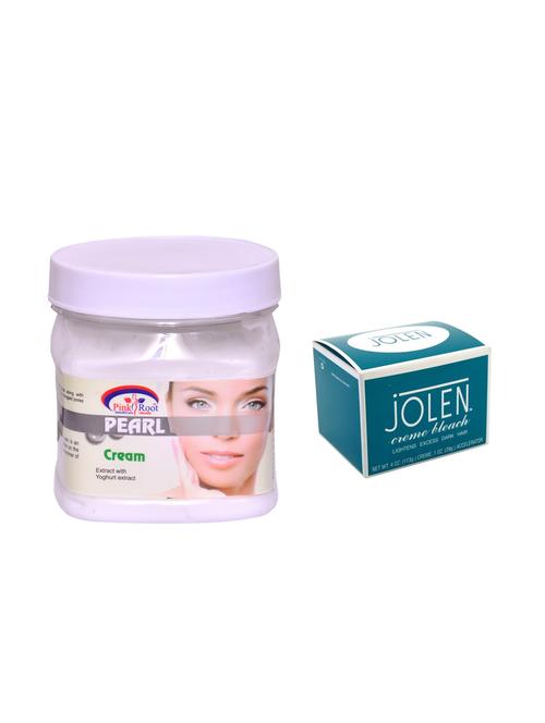 jolen cr?me bleach 18g and pink root pearl cream 500ml - 15033535 - Very Small Image - 1