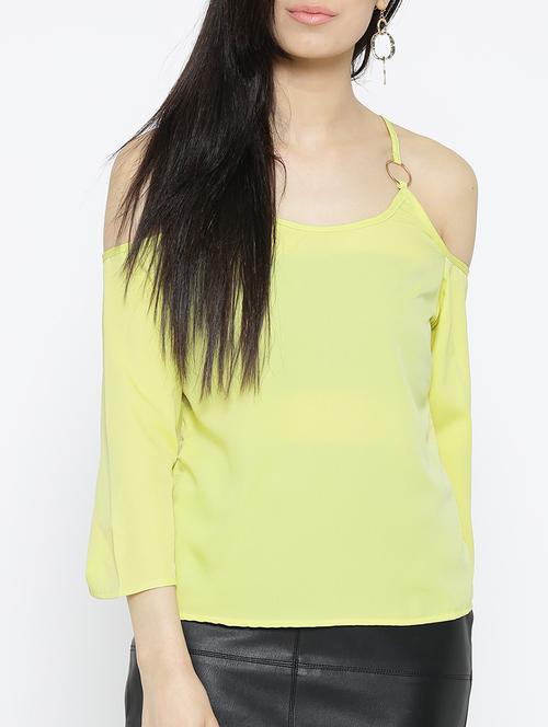 ring detail cold shoulder top - 15034245 - Very Small Image - 1