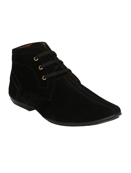 black synthetic low ankle boots - 15036824 - Very Small Image - 1