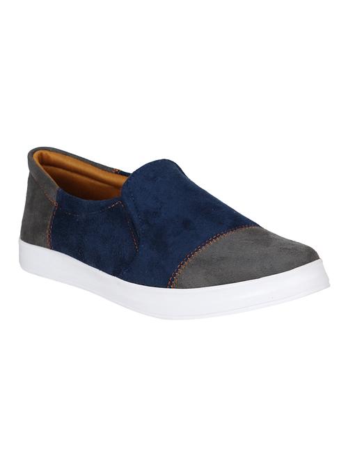 blue fabric casual slipon - 15037611 - Very Small Image - 1