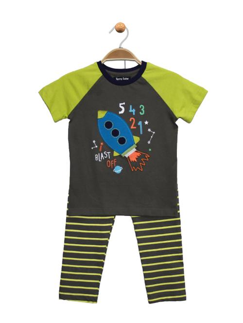 grey cotton full length set - 15037826 - Very Small Image - 1