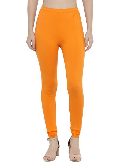 orange solid leggings - 15039666 - Very Small Image - 1