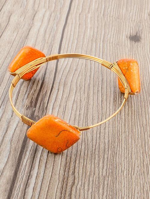 orange metal bracelet - 15040069 - Very Small Image - 1