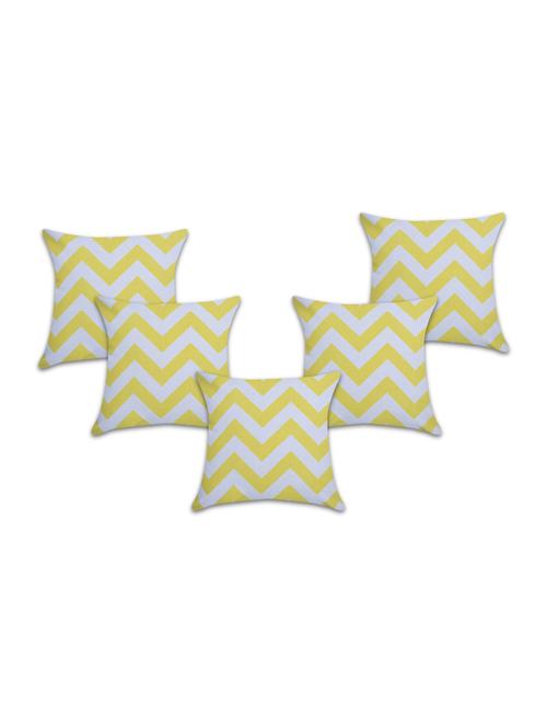 set of 5 cotton cushion covers - 15040358 - Very Small Image - 1