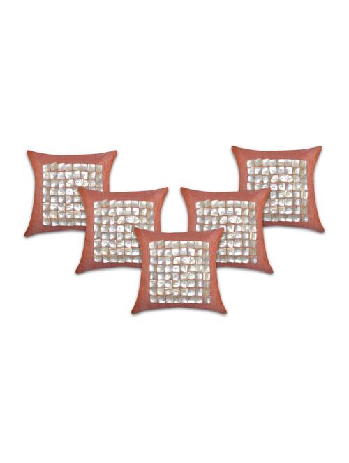 set of 5 cotton cushion covers - 15040362 - Very Small Image - 1
