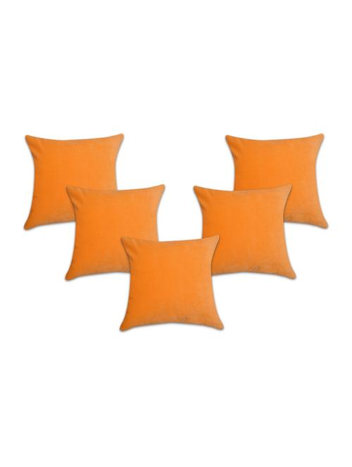 velvet solid cushion cover ( 45 x 45 cm, pack of - 1 ) - 15040379 - Very Small Image - 1