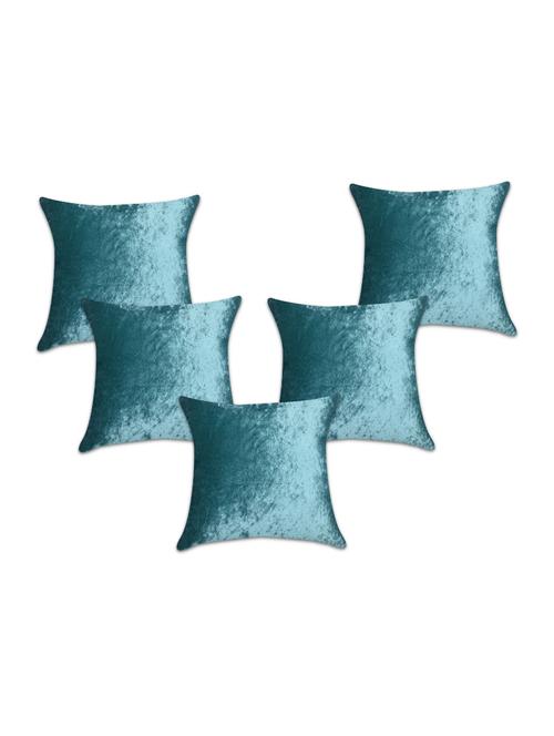 velvet solid cushion cover ( 45 x 45 cm, pack of - 1 ) - 15040385 - Very Small Image - 1