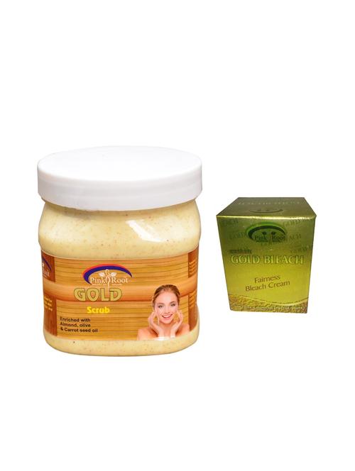 pink root gold bleach 50g and pink root gold scrub 500ml - 15040533 - Very Small Image - 1
