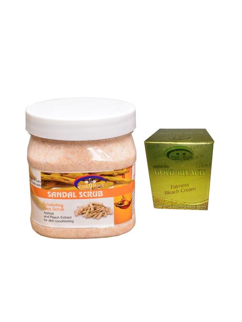pink root gold bleach 50g and pink root sandal scrub 500ml - 15040541 - Very Small Image - 1