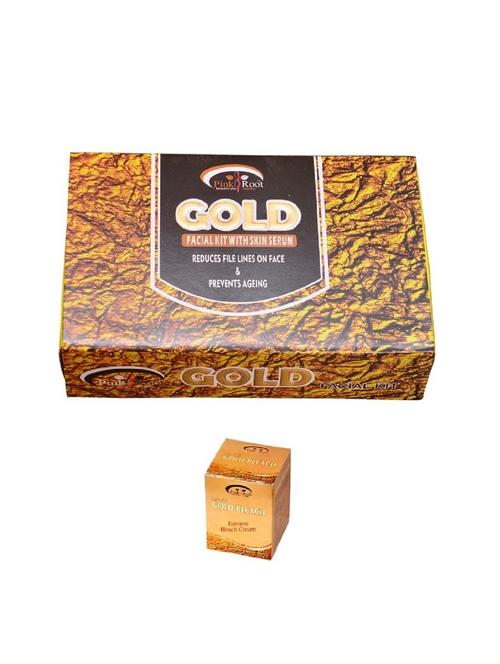 pink root gold bleach 50g and pink root gold facial kit 83gm - 15040546 - Very Small Image - 1