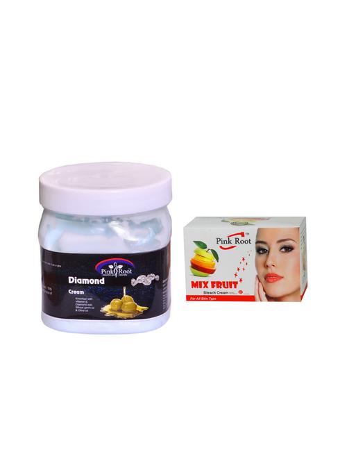 pink root mix fruit bleach 50g and pink root diamond cream 500ml - 15040563 - Very Small Image - 1